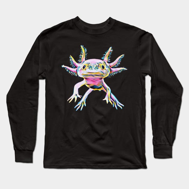 Axolotl Long Sleeve T-Shirt by Nimmersatt